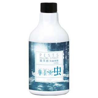 HUKUROU 福來朗 水性除蟲噴霧補充瓶, 500ml, 1瓶