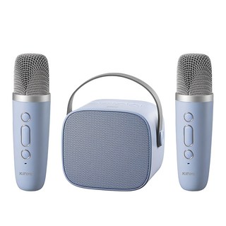 Kinyo 藍牙多媒體小音箱 附麥克風 2個 + 充電線 266g 原廠保固, KY-2050, 單一顏色