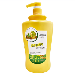麗美盛 柚子檸檬 潔淨洗髮精, 1.8L, 1瓶