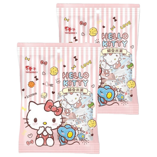 TRYGOODZ 翠菓子 HELLO KITTY 綜合米果 Set 獨立小包裝, 196g, 2袋