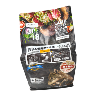 斑尼菲 NS_BENEFIT 蔚特尼思 凍乾無穀全齡犬糧 2kg, 羊肉 + 火雞 +野牛, 1袋