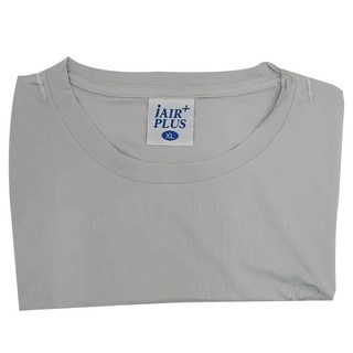 iAIR PLUS 極速透氣空氣感上衣, XL, 淺灰, 1件