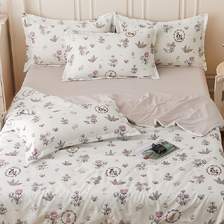 Annabelle 冰感蠶絲可水洗空調涼被 厚磅冰絲 輕盈絲 田野漫步, 200 x 150cm