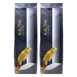 KRONE 皇雀 城市經典咖啡豆，全豆 無研磨，手工挑選，城市風味，濃郁口感, 454g, 2包