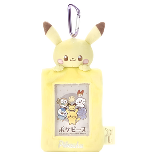 TAKARA TOMY Pokepeace 絨毛票卡夾, 皮卡丘, 1個