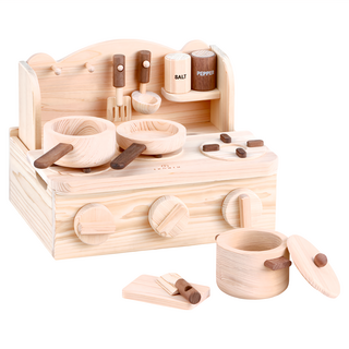 IKONIH 愛可妮 日本檜木迷你廚具台, 木色, 1盒