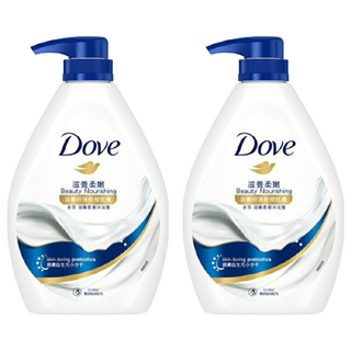 Dove 多芬 滋養柔膚沐浴露滋養柔嫩, 900g, 2瓶