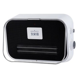 大家源 電暖器, 浴室起居兩用, 三段溫控, 四段定時, 15度角防潑水, TCY-860201, 白色