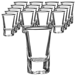 青蘋果 Deli Glass 燒酒杯 35毫升 透明, 18個