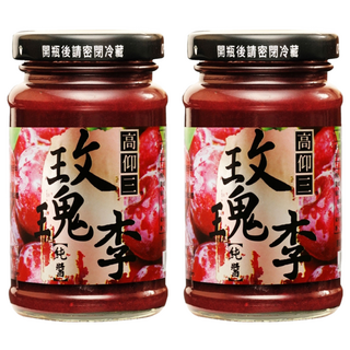 高仰三 玫瑰李純醬 紅肉李 天然蔗糖 純麥芽糖 蘋果醋 紅紫蘇 寒天 岩鹽, 150g, 2罐