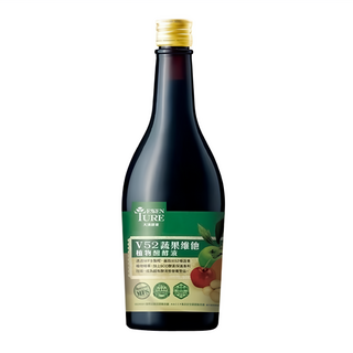 大漢酵素 蔬果維他植物醱酵液 V52 多元營養 含有52種蔬果 低鉀低鈉, 600ml, 1瓶