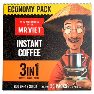 MR.VIET 三合一即溶咖啡粉 經濟包, 17g, 50個裝, 1個