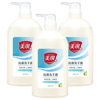 美琪抗菌洗手露 澄淨白茶，植萃防護 有效抗菌，保濕因子 細緻不乾, 700ml, 3件
