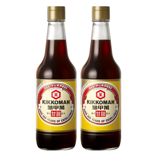 KIKKOMAN 龜甲萬 釀造甘甜醬油, 500ml, 2瓶