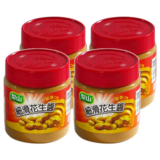 梨山牌 細滑花生醬 甜香口味 全素 台灣製造, 340g, 4罐