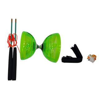 SUCCESS 成功 五軸安全教學扯鈴 Set 適用年齡：6歲以上, 綠色