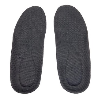 FANCY LIFE 運動減震鞋墊 35~36(23cm) 黑面黑底 舒適透氣, 1雙