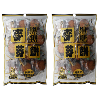 品味食族 黑糖麥芽餅, 220g, 2袋