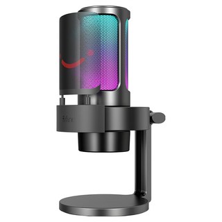 FIFINE A8 USB 心型指向電容式RGB麥克風, Black