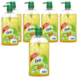 白蘭 動力配方洗碗精 檸檬, 1kg, 6瓶