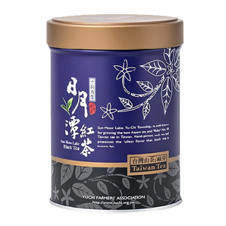 魚池鄉農會 精選茶葉 藏芽 台灣山茶樹種 大葉種紅茶, 50g, 1罐