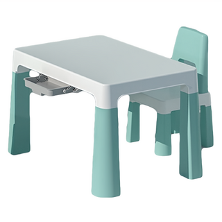 韓系書桌椅套裝, 底部加強防滑, 兩邊都有抽屜, 高度可調節