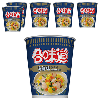 CUP NOODLE 合味道 海鮮味杯麵, 6入