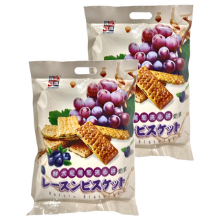 AJI OKASHI 味覺百撰 葡萄夾心餅乾, 252g, 2袋