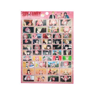 MUSE 木棉花 間諜家家酒百格貼貼紙, 粉色, 6張