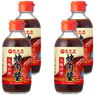萬家香 醃烤肉醬 精釀醬油為基底, 225g, 4瓶
