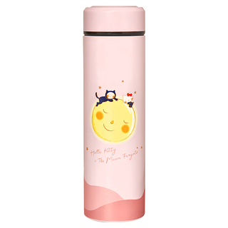 Hello Kitty 凱蒂貓 幾米月亮忘記了保溫杯 480ml SUS316不鏽鋼內膽, 粉色, 1個