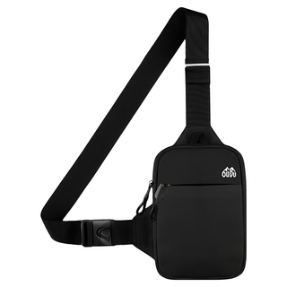 OUDU 潮流手機斜背迷你胸包 尼龍+PU材質, 19 x 11.5 x 6 cm, HUA-05