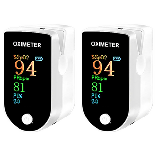 HANLIN 手指血氧偵測器 運動專用 OLED螢幕, OXI, 2個