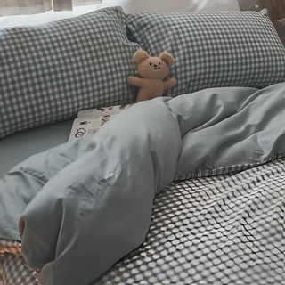 棉床本舖鋪棉兩用被套 100%精梳棉, 雙人 6 x 7尺(210 x 180cm), 寧靜格