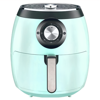 CAXXA 凱撒 雙鍋超大容量炸鍋 升級款 杜邦不沾塗層氣炸鍋，外鍋6.5公升/內鍋5.5公升，110V 1400W, AF-551, 薄菏綠