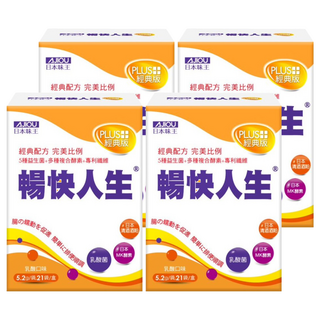 AJIOU 日本味王 暢快人生 MK酵素 PLUS經典版, 21包, 5.2g, 4盒