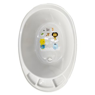 祝福森林 嬰幼兒專用浴盆 5901 加寬防滑 0-3歲適用, 淺灰色