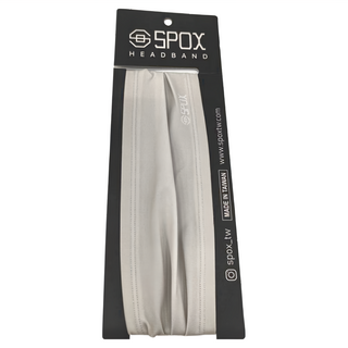 SPOX ORIGINAL LITE 速乾排汗涼感機能布料 免綁運動頭帶 台灣製造, 不適用, 灰燼灰, 1條