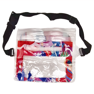 FANCY LIFE 三層密封防水包, 透明清晰, 可調節腰帶, 都市麗人, 1個