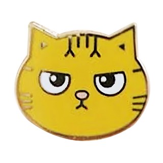 黃阿瑪的後宮生活 軟琺瑯徽章大臉款 金屬材質, 嚕嚕, 1個