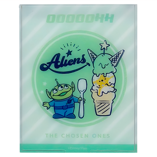 收納王妃 玩具總動員摺疊鏡 中 10.8 x 9.2cm, 冰淇淋三眼怪, 1個