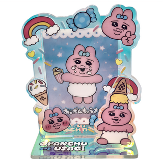 內褲兔 壓克力拍立得收納附小卡 冰淇淋, 冰淇淋 多色, 1張