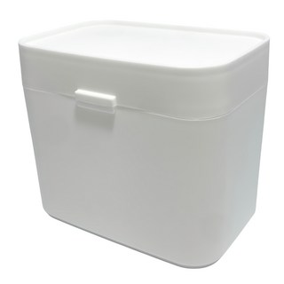 himaraya 掀蓋深高型收納盒(t型) 1入 深高設計 防塵防潮 適用於各種居家空間, 純白