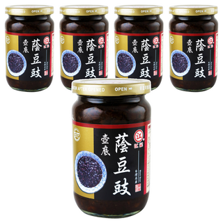 江記壺底蔭豆豉，台灣名產, 360g, 5罐