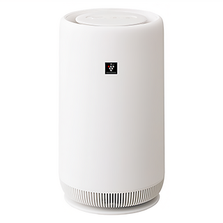 SHARP 夏普 圓柱空氣清淨機 FU-NC01-W, 360度呼吸式, 2kg輕盈, 小坪數空間設計, 白色