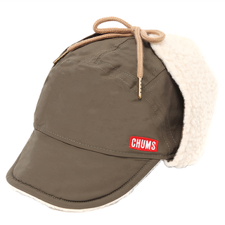 CHUMS Camping Boa Russian Cap飛行保暖帽 卡其綠, 頭圍58~60cm