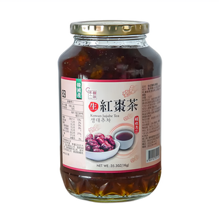 韓味不二 生紅棗茶 果醬, 1kg, 1罐, 1入