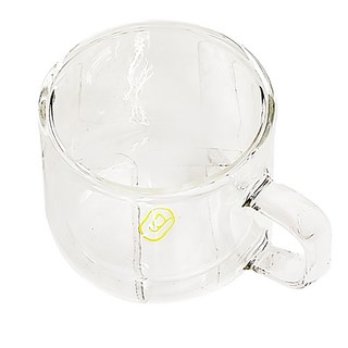 GOODGLAS 好玻 CO 雙層把手玻璃杯, 手工硼玻璃杯，耐熱至120度C，180ml/300ml, 1個