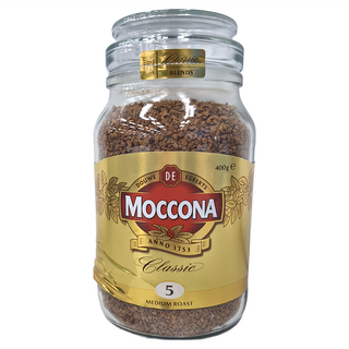 MOCCONA 摩可納 中烘培即溶咖啡, 經典5號, 口感柔和, 柑橘/大麥香, 400g, 1入, 1罐