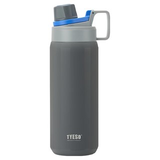 TYESO 泰碩 幻彩系列 319運動保溫壺, 灰色, 600ml, 1個